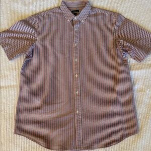 MENS Retro 70’s Searsucker Red White & Blue Shirt sz XL NWT